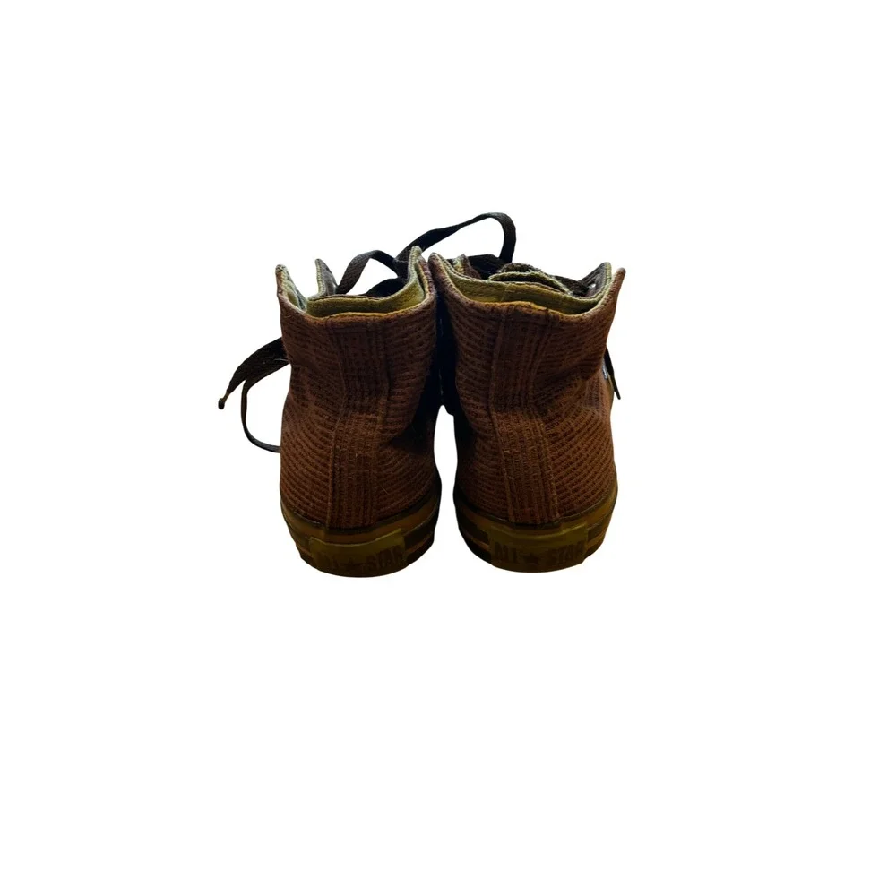Converse Chuck Taylor All Star High-top, Woman's 6 / Men's 4 Canvas Green/Brown